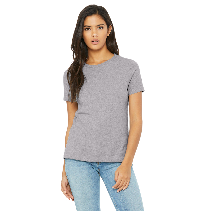 Ladies Relaxed Heather CVC Short-Sleeve T-Shirt