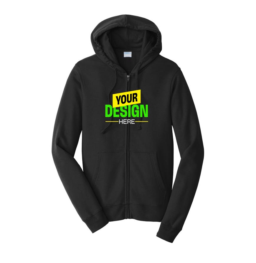 Port & Company PC850ZH Jet Black front