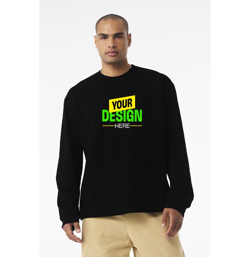 Bella + Canvas 4651 BLACK front