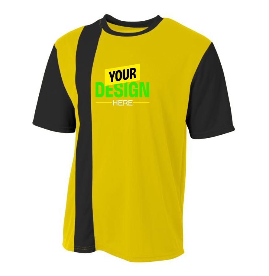 A4 Apparel N3016 GOLD-BLACK front