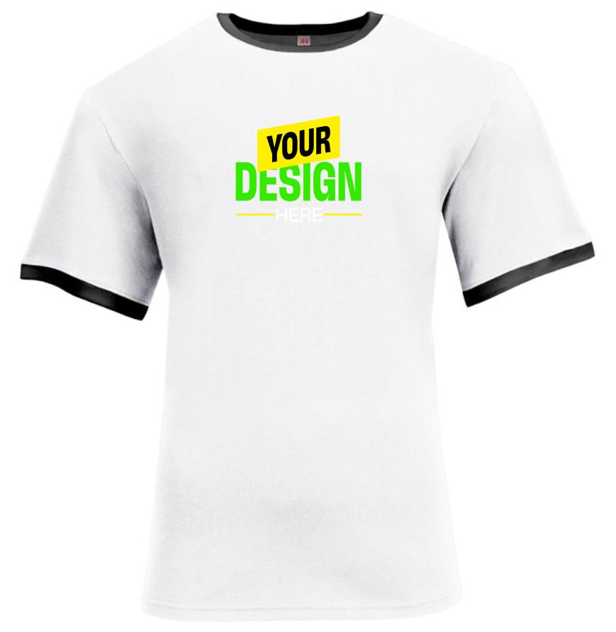 A4 Apparel N3518 White/Black front