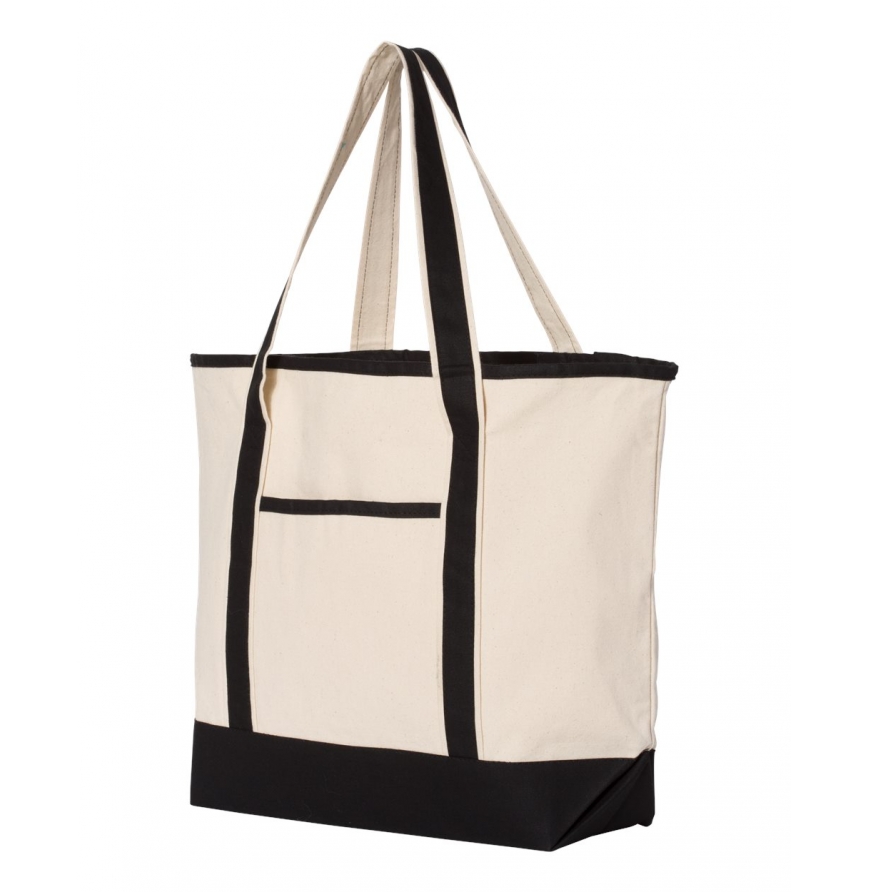 Q-Tees Q1500 Natural-Black front