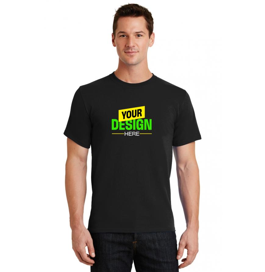 Port & Company PC61 Jet Black front