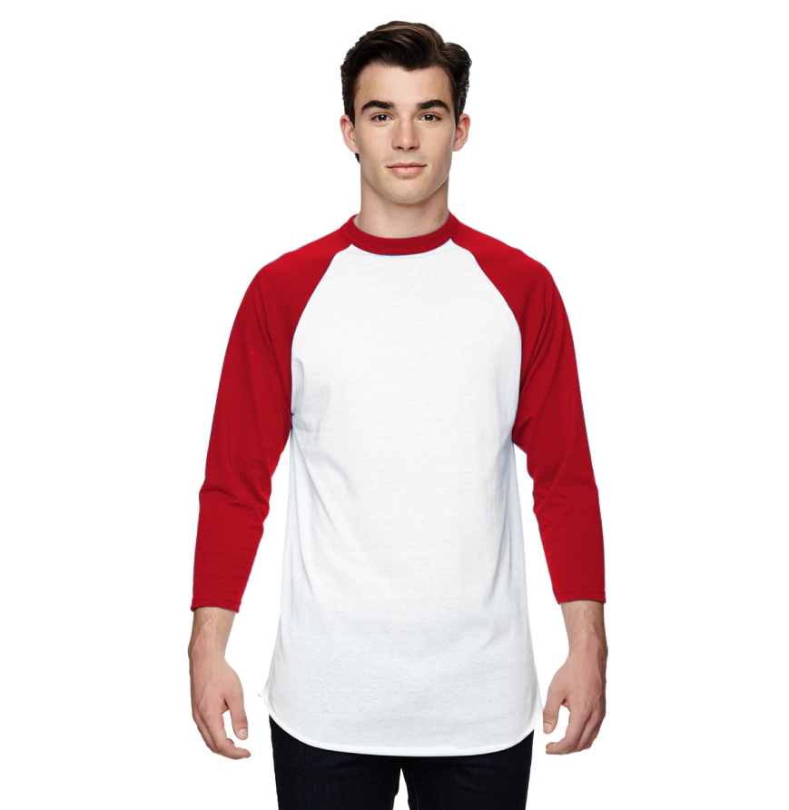 Augusta Sportswear AG4420 White Red front