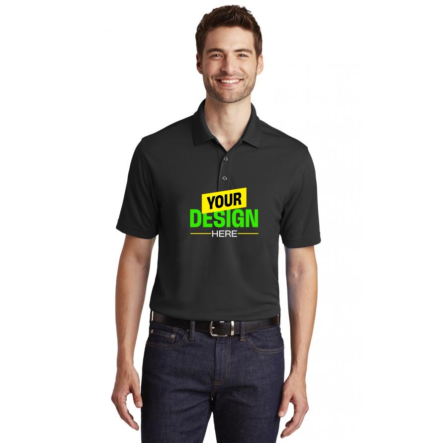 Port Authority K110 Deep Black front