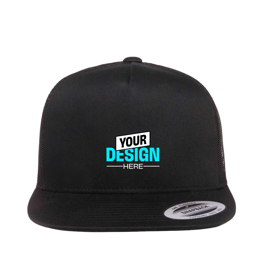 Yupoong 6006 Black front