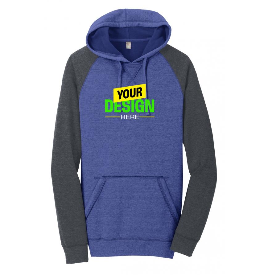 District DT196 Heathered Deep Royal/ Heathered Charcoal front