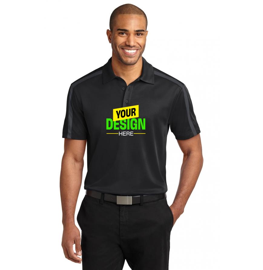 Port Authority K547 Black/ Steel Grey front