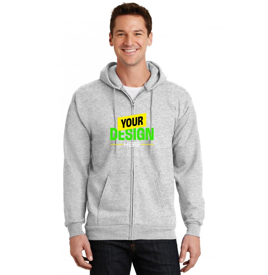 Port & Company PC90ZH Ash front