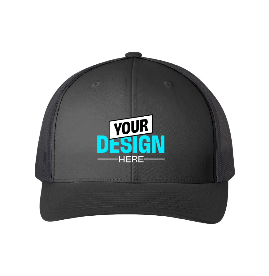 Yupoong 6606 Black front