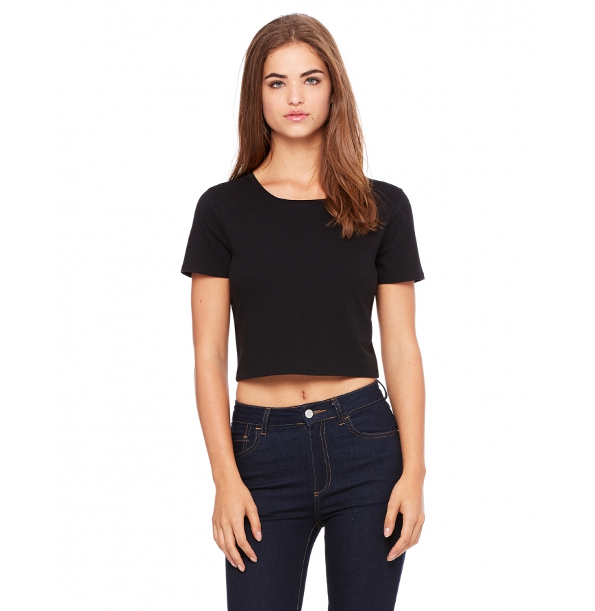 Women's Poly-Cotton Crop T-Shirt