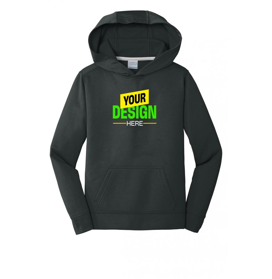 Port & Company PC590YH Jet Black front