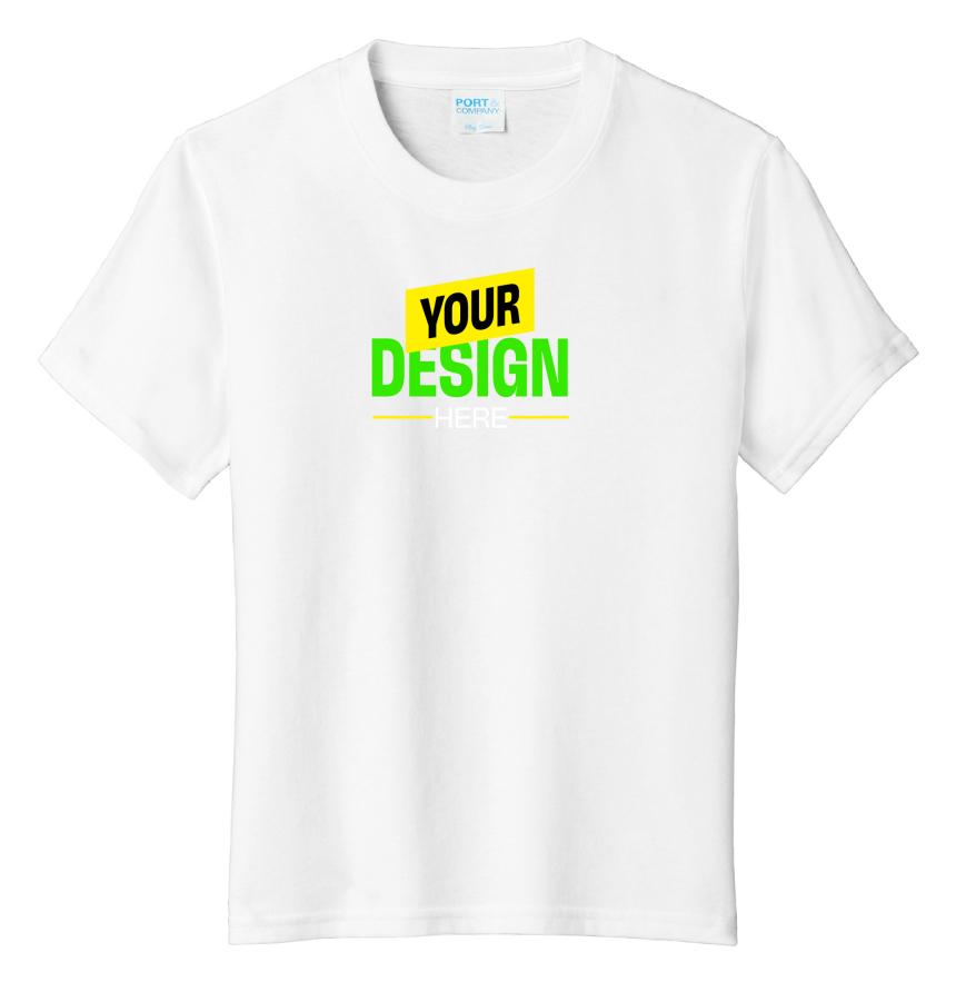 Port & Company PC455Y White front