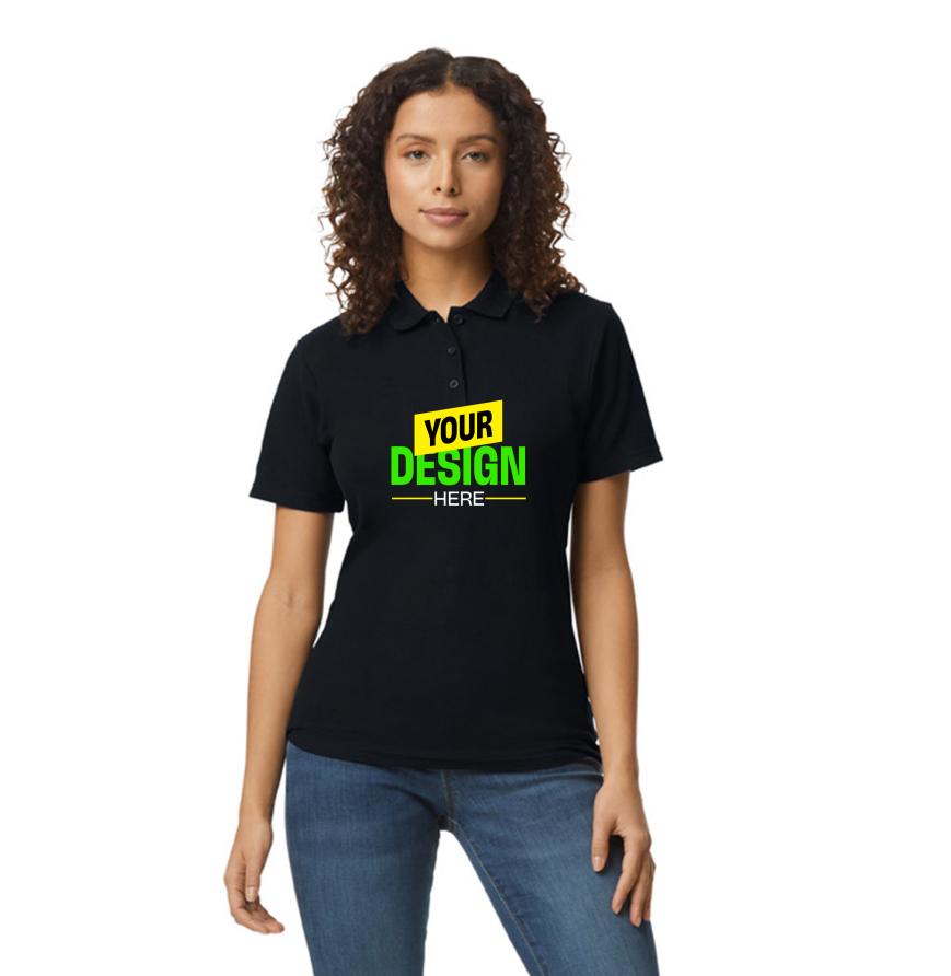 Gildan G648L BLACK front