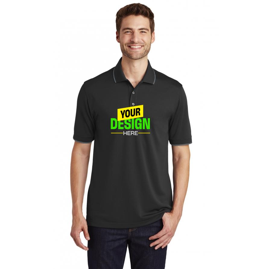 Port Authority K111 Deep Black/ Graphite front