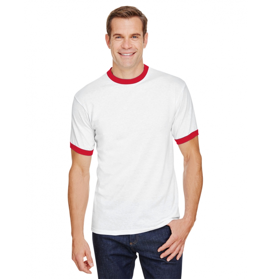 Augusta Sportswear 710 White Red front