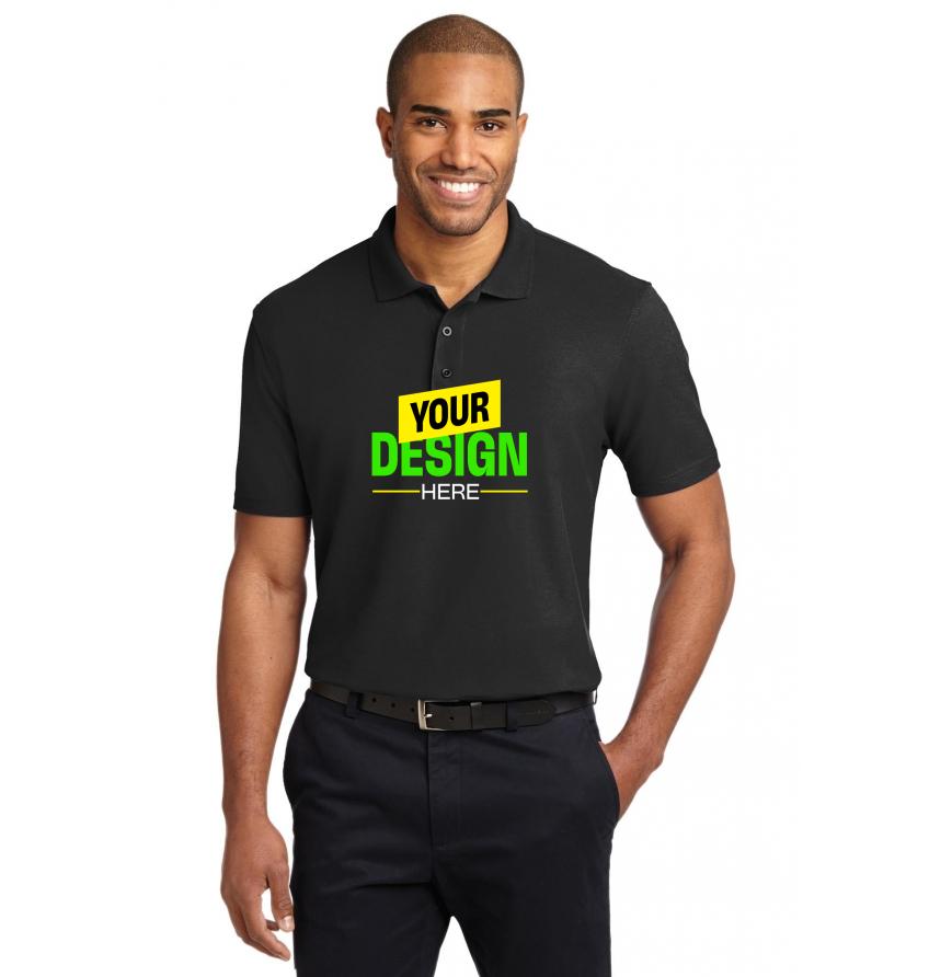 Port Authority K510 Black front