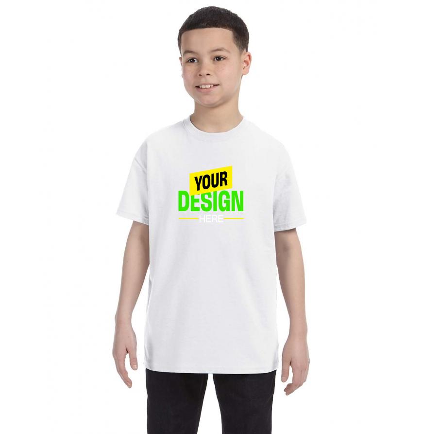 Jerzees 29B White front