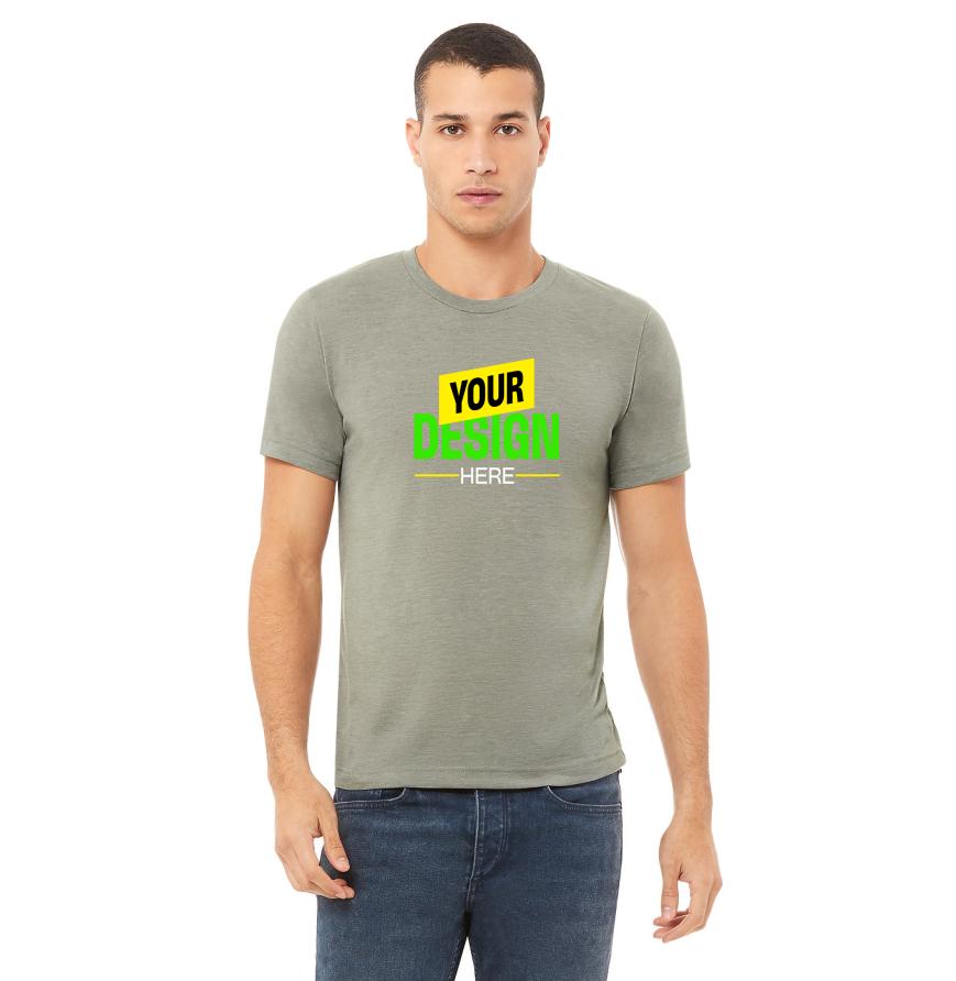 Bella + Canvas 3880 Heather Stone front