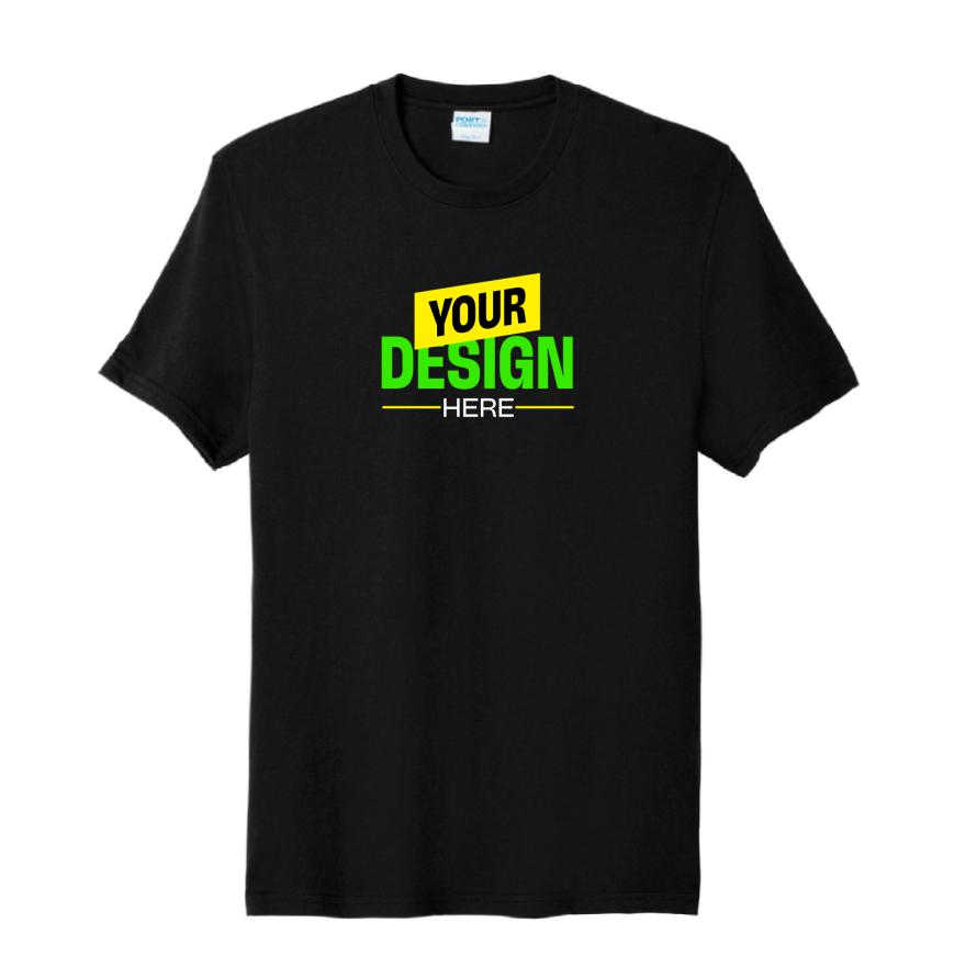 Port & Company PC455 Jet Black front