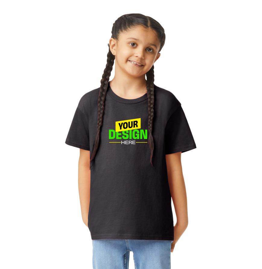 Gildan G640B BLACK front