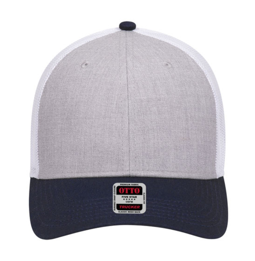 Navy/Heather Gray/White