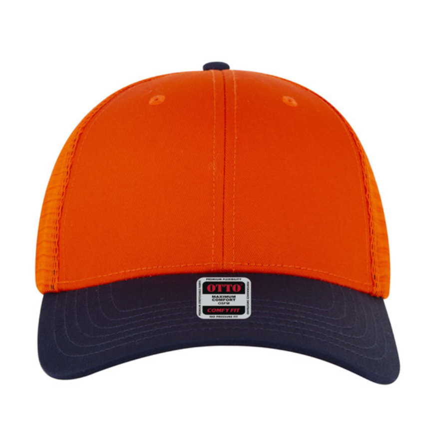 Otto Cap 83-2 Navy/Orange/Orange front
