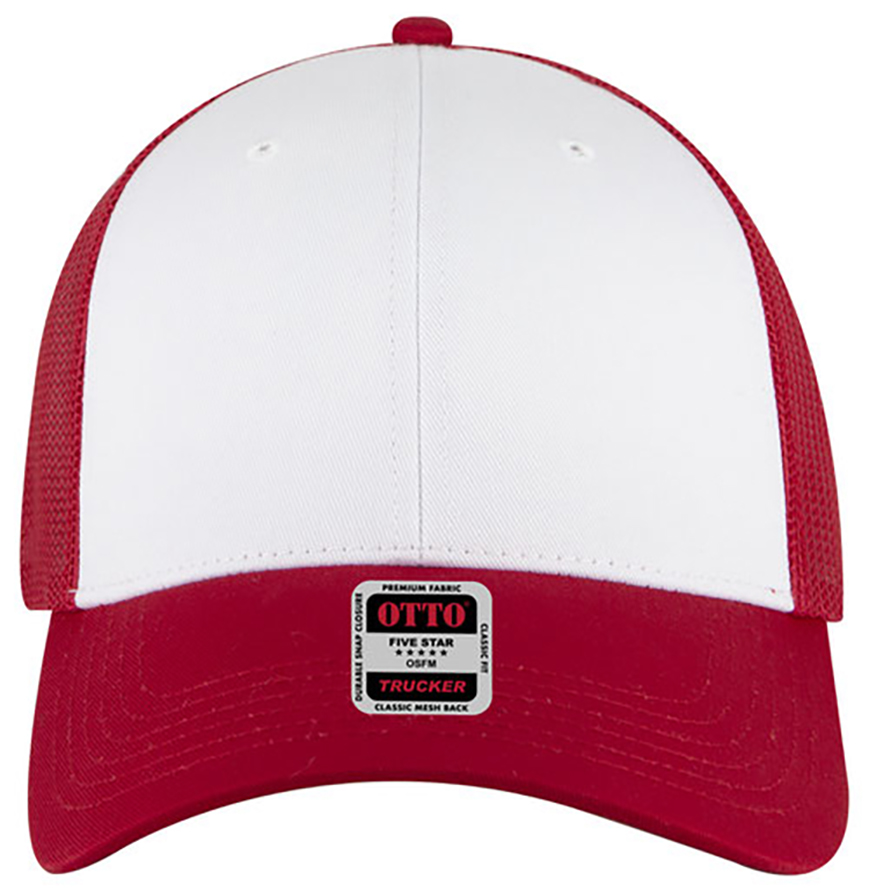 Otto Cap 83-473 Red/White/Red front