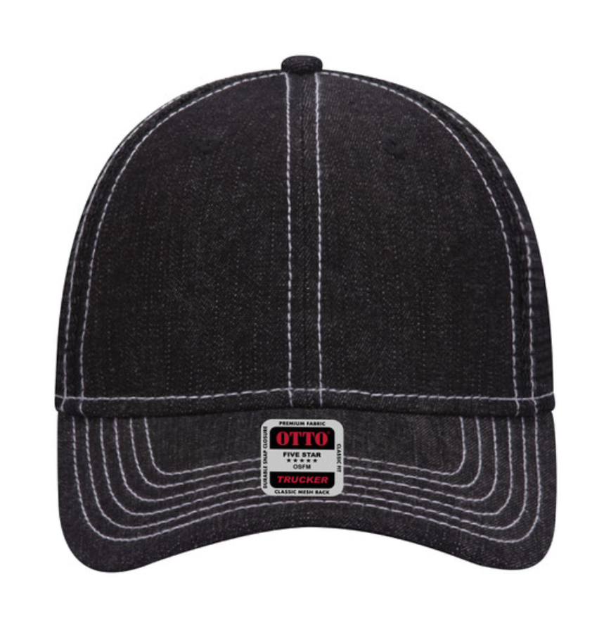 Otto Cap 83-509 Black/White front