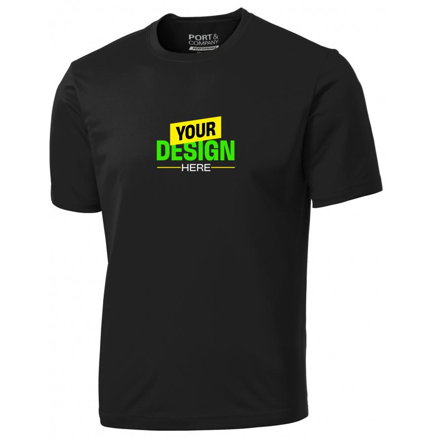 Port & Company PC380 Jet Black front