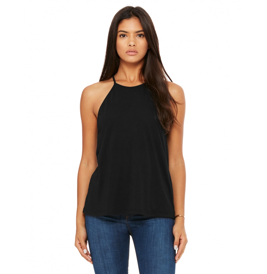 Women's Flowy High Neck Tank