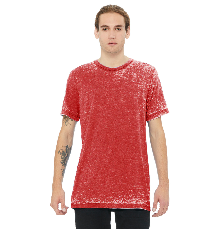 【oan】AD Red Washing Pigment Short Sleeve T-Shirt Los Angeles Apparel - 1809GD - Short Sleeve Garment Dye