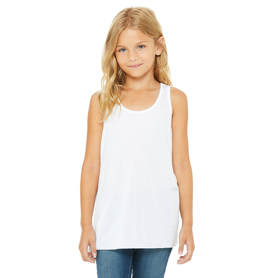Bella + Canvas B8800Y White front