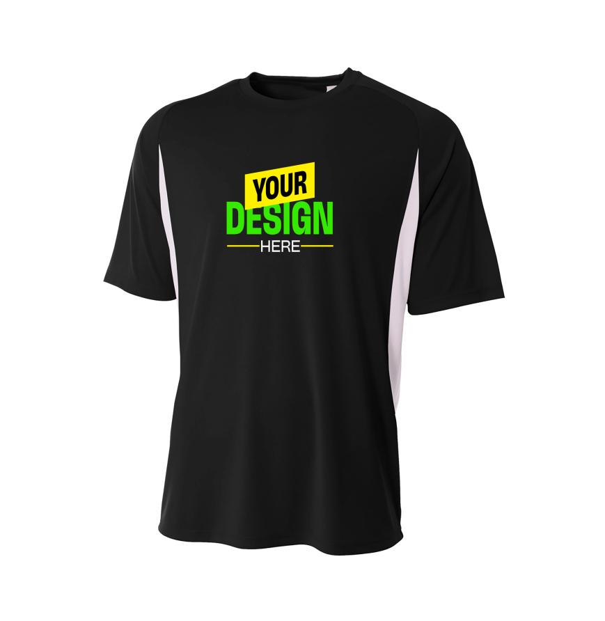 A4 Apparel NB3181 BLACK/WHITE front