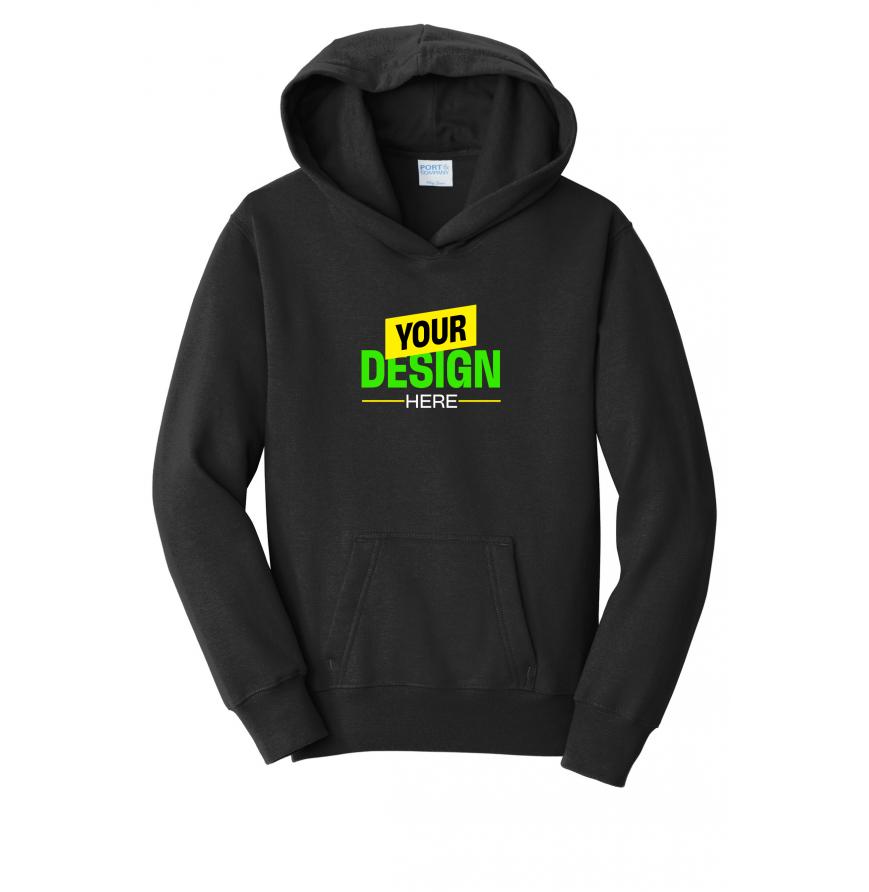 Port & Company PC850YH Jet Black front