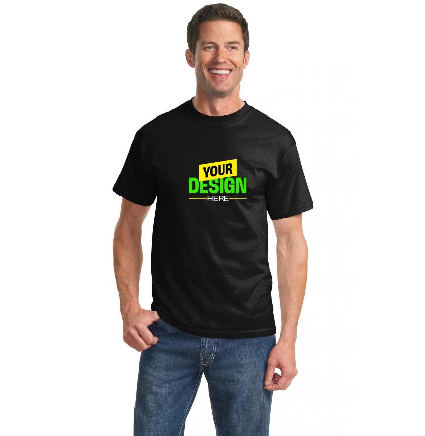 Port & Company PC61T Jet Black front