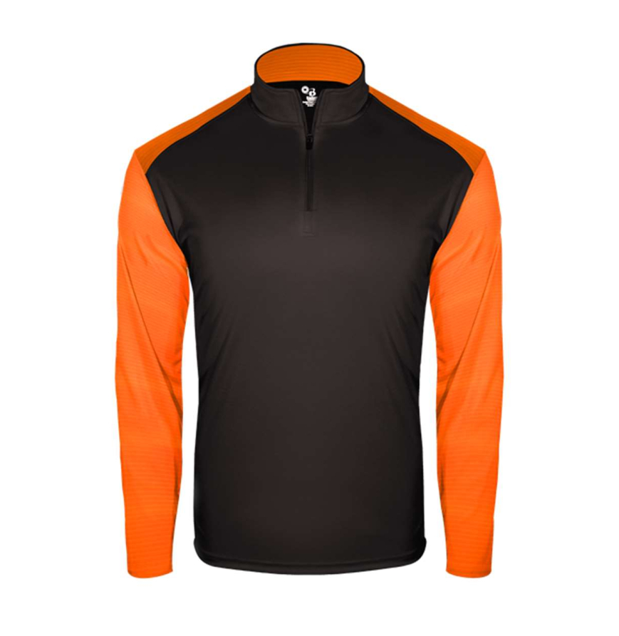 Black/ Safety Orange color