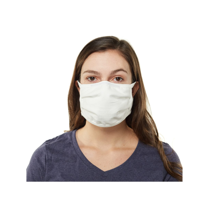 Hanes MASKBB White front