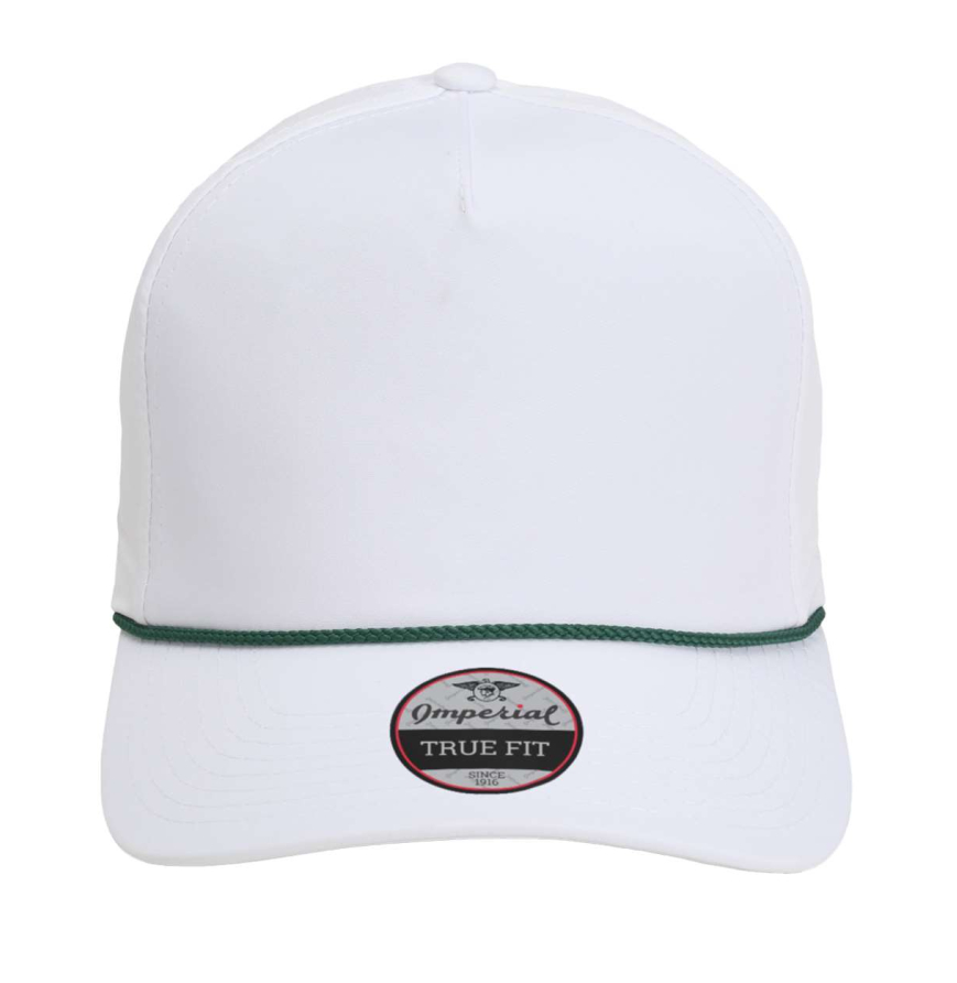 Imperial Caps 5054S White/ Dark Green front