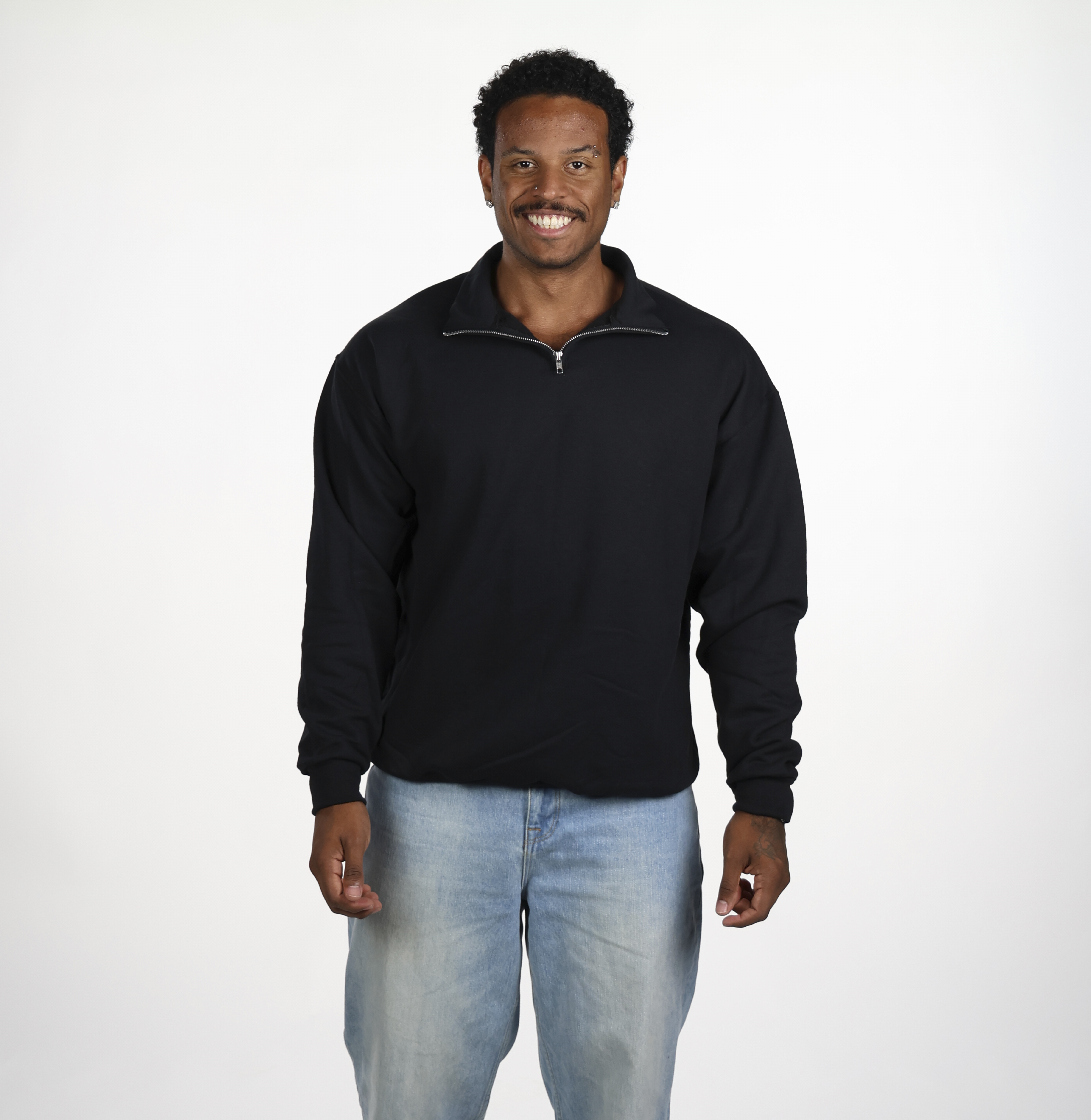 Jerzees 995M Black front