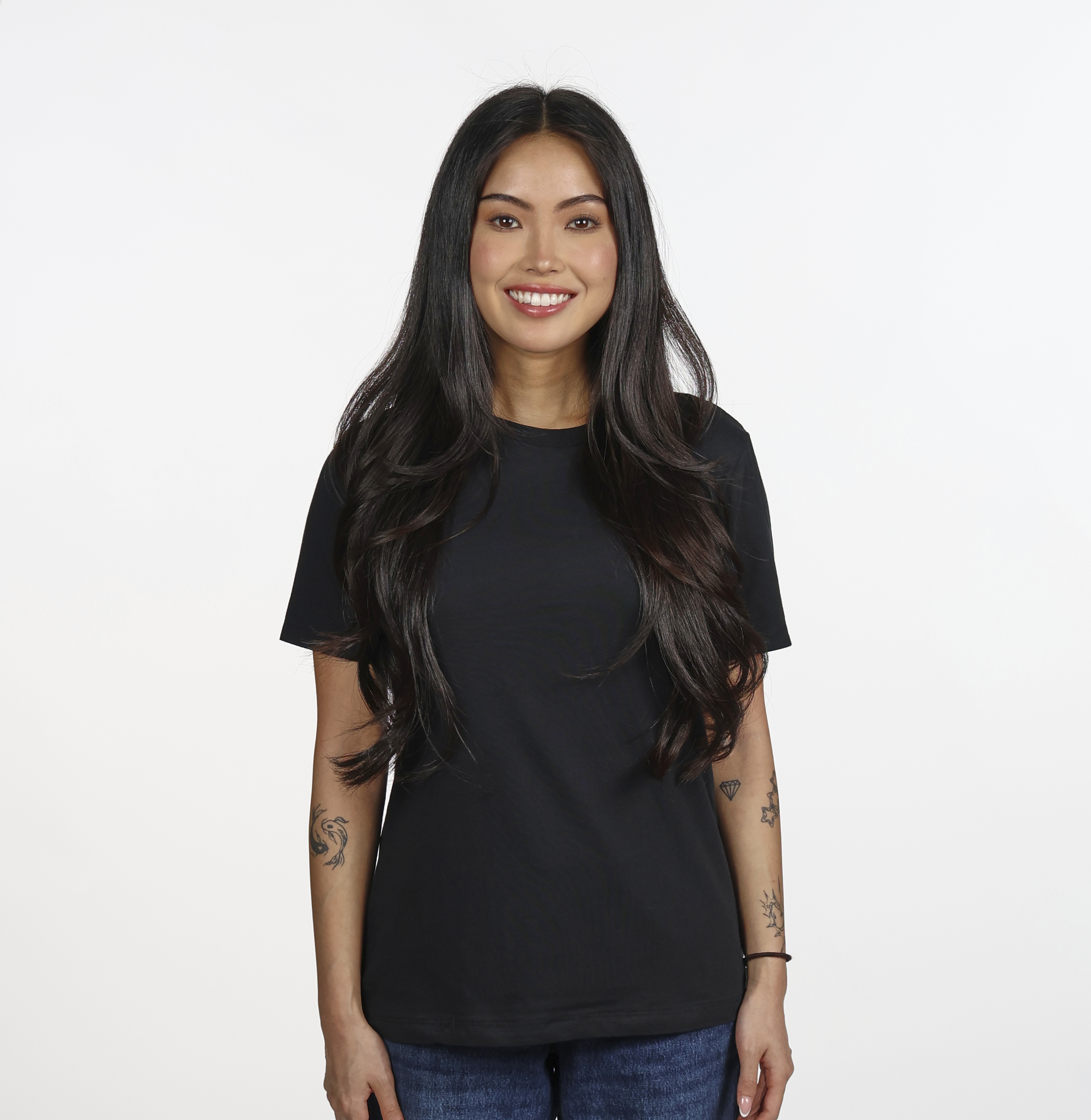 Bella + Canvas B6400 Black front