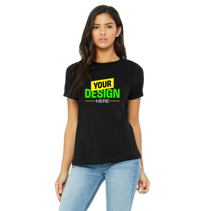 Bella + Canvas B6400 Black front