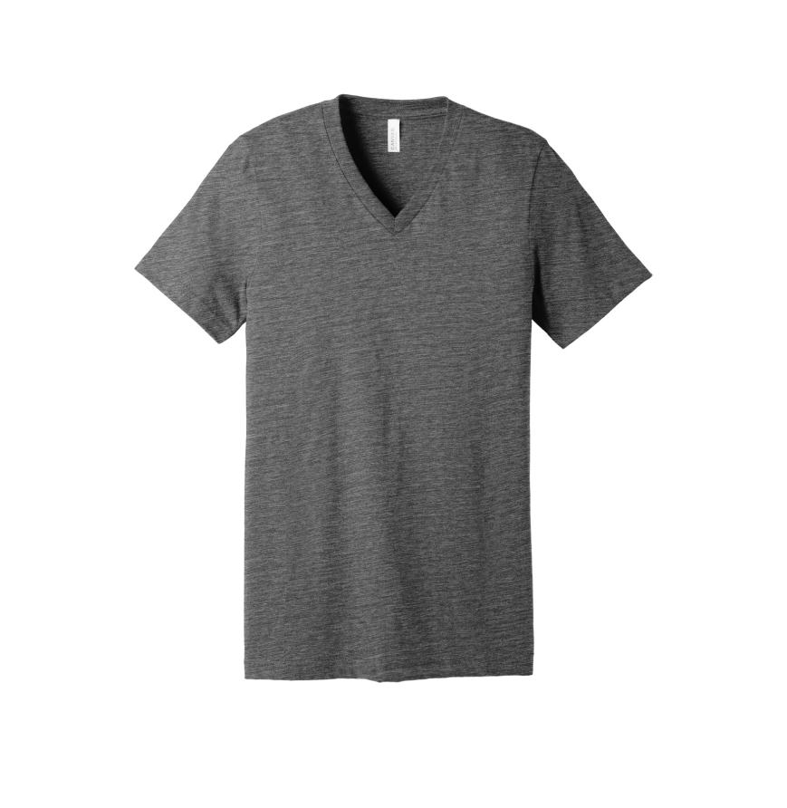 BELLA+CANVAS Unisex Textured Jersey V-Neck Tee BC3655