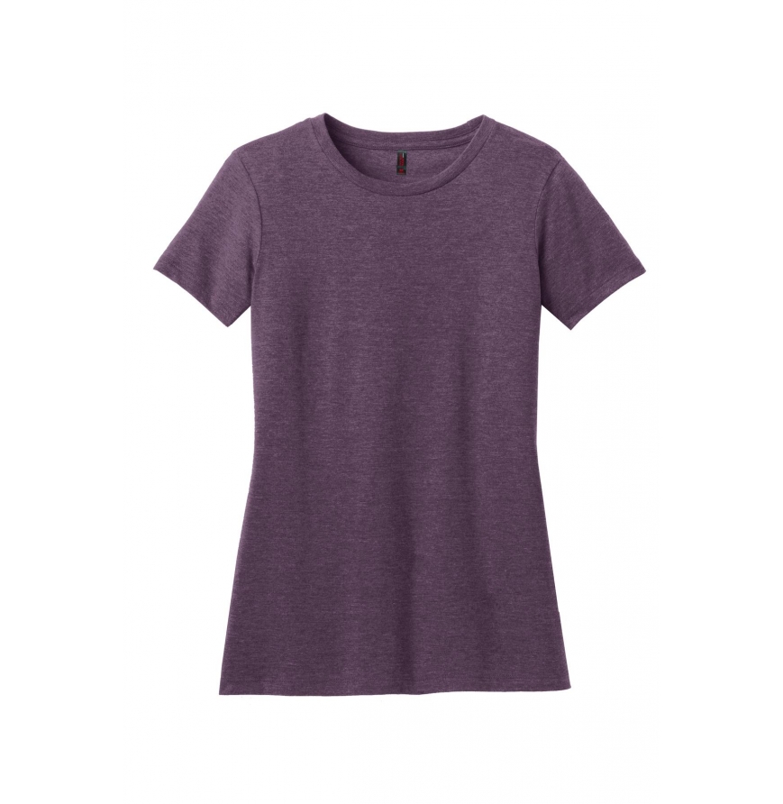 District DM108L Heathered Eggplant front