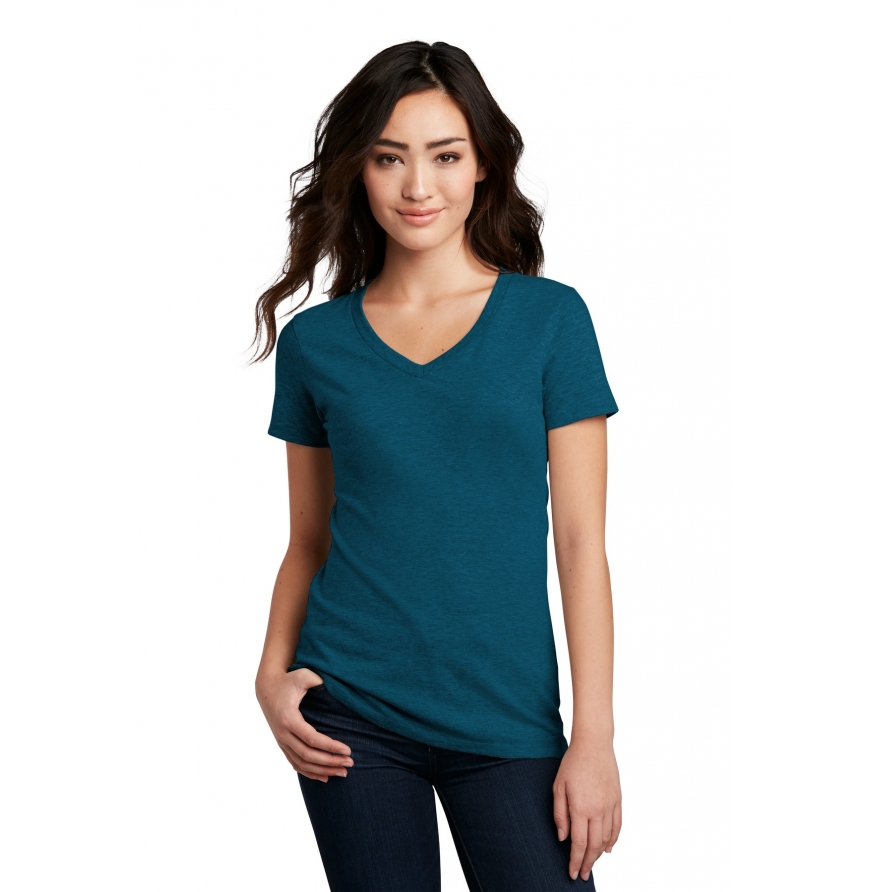 District DM1190L Deep Turquoise Fleck front