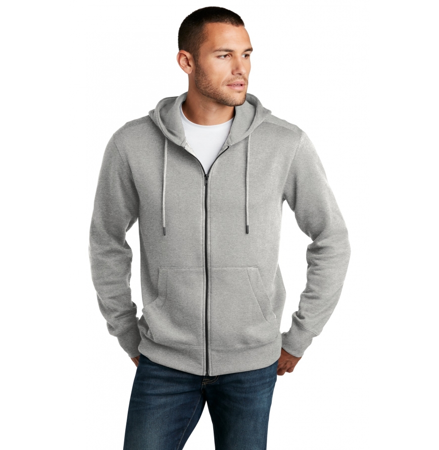 District DT1103 Heathered Steel front