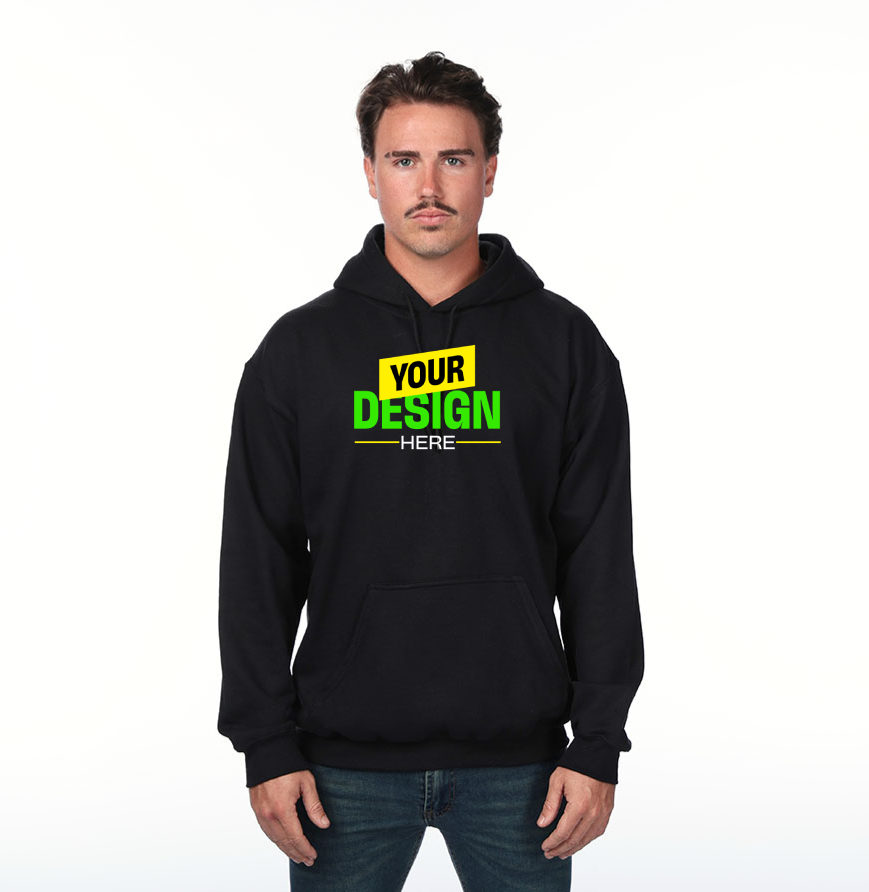 Gildan G185 BLACK front