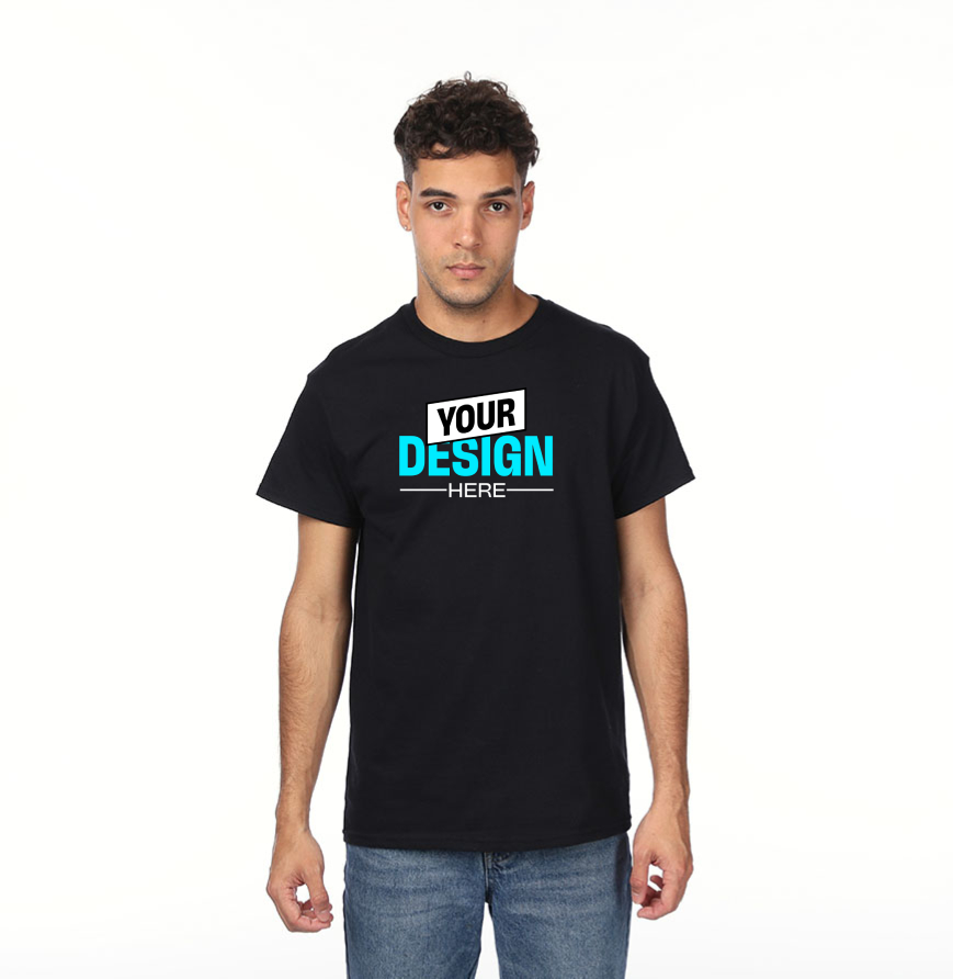 Gildan G200 Black front