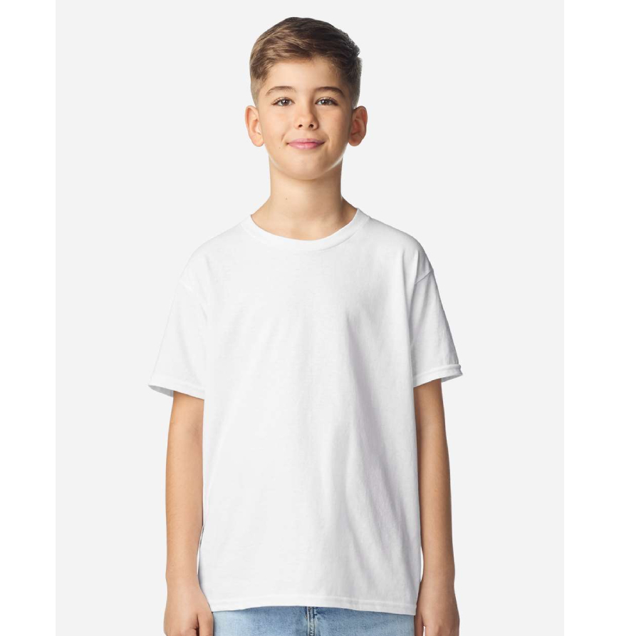 Gildan G300B White front