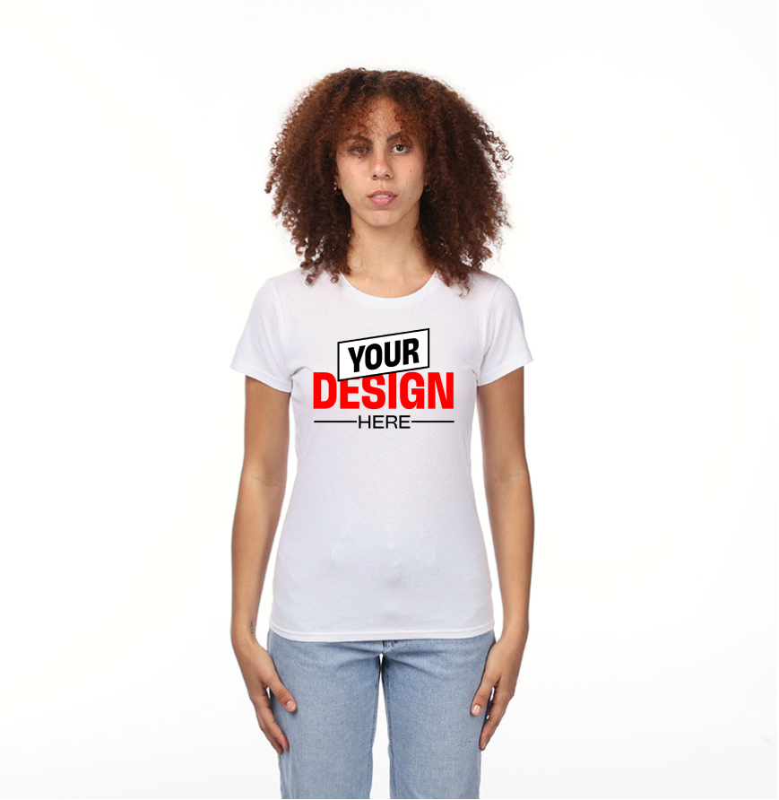 Gildan G500L White front